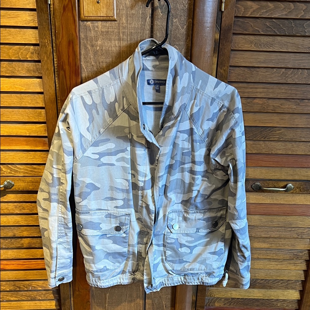 Democracy Gray Camouflage Utility Jacket